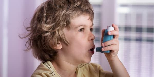 أعراض ضيق التنفس لدى الأطفال
